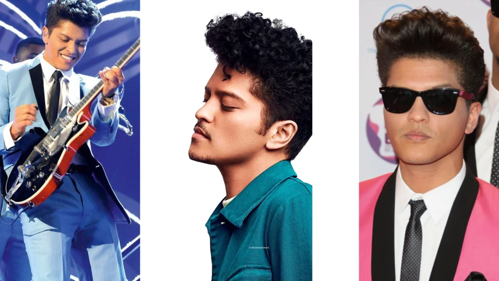 Bruno Mars com estilo referencial aos anos 60. 