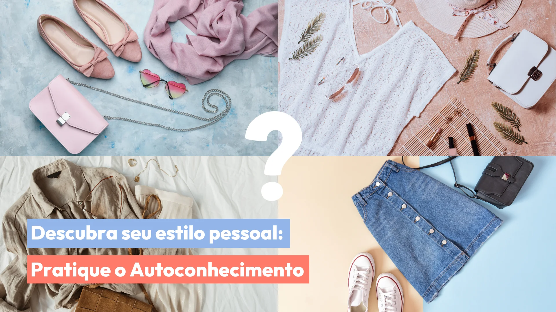 Colagem com peças de roupas com diferentes estilos para indicar o tema do artigo a seguir.