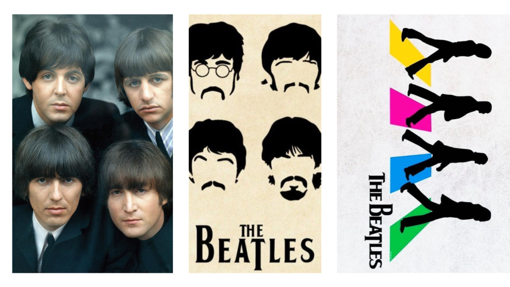 Identidade visual The Beatles. 