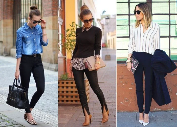 Looks versáteis para trabalho e passeio. 