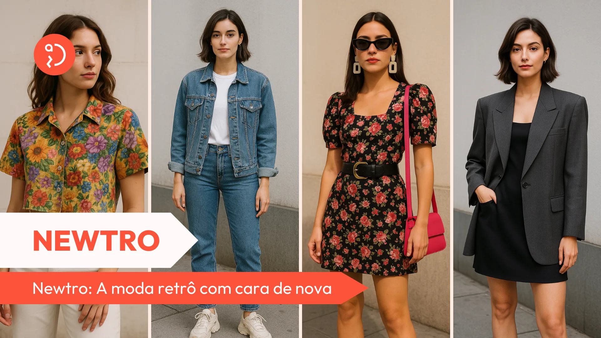 A moda newtro mistura o vintage com o moderno e é tendência forte em 2025. Veja como montar looks retrô atualizados com peças de brechó.