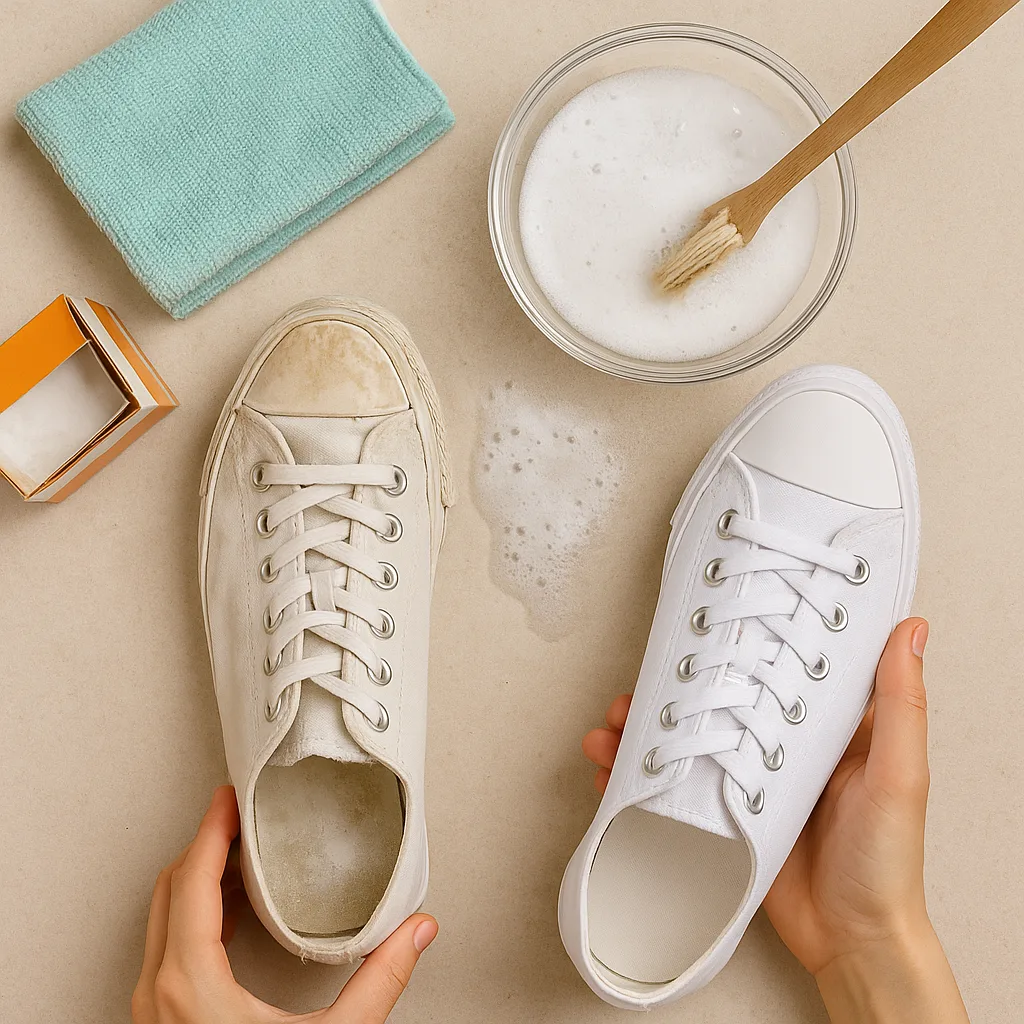 Aprenda como limpar um tênis branco com dicas simples e eficazes. Mantenha seu calçado impecável sem esforço com o que você tem em casa.