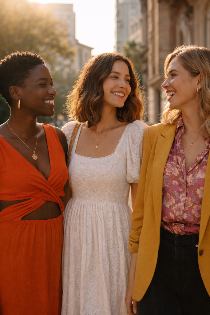 Neste Dia da Mulher, descubra como expressar seu estilo feminino autêntico através da moda circular e do desapego consciente na Daz Roupaz.