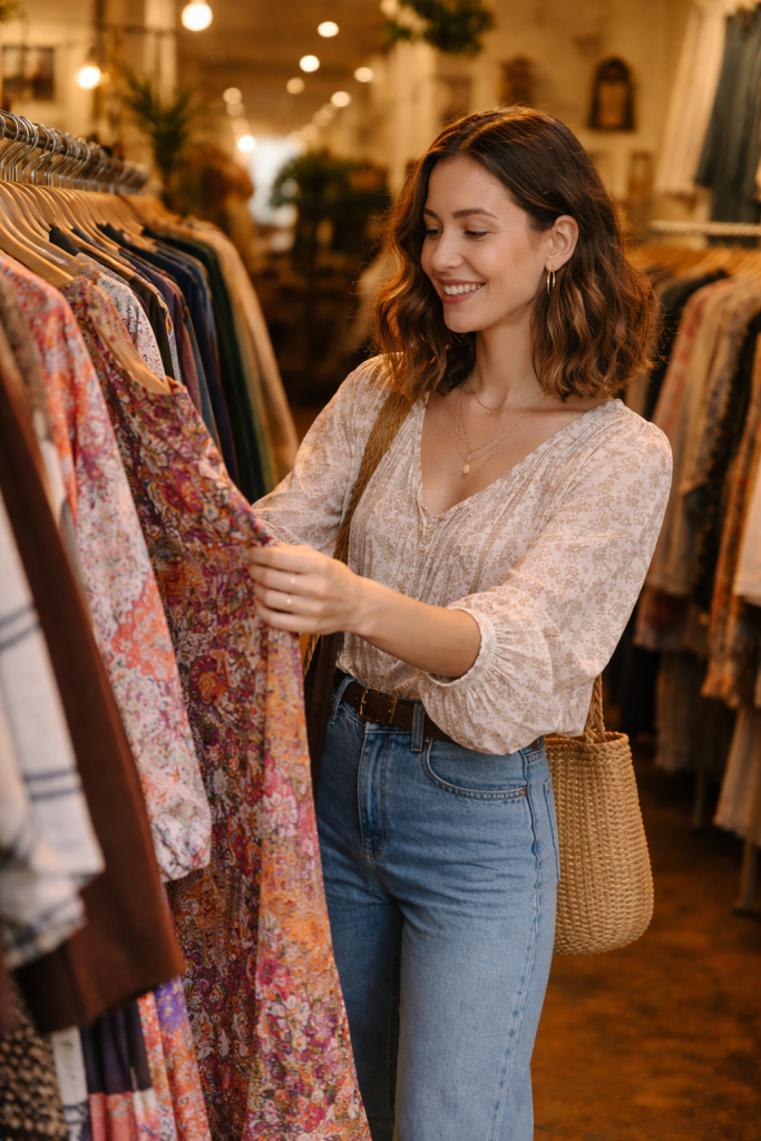 Neste Dia da Mulher, descubra como expressar seu estilo feminino autêntico através da moda circular e do desapego consciente na Daz Roupaz.