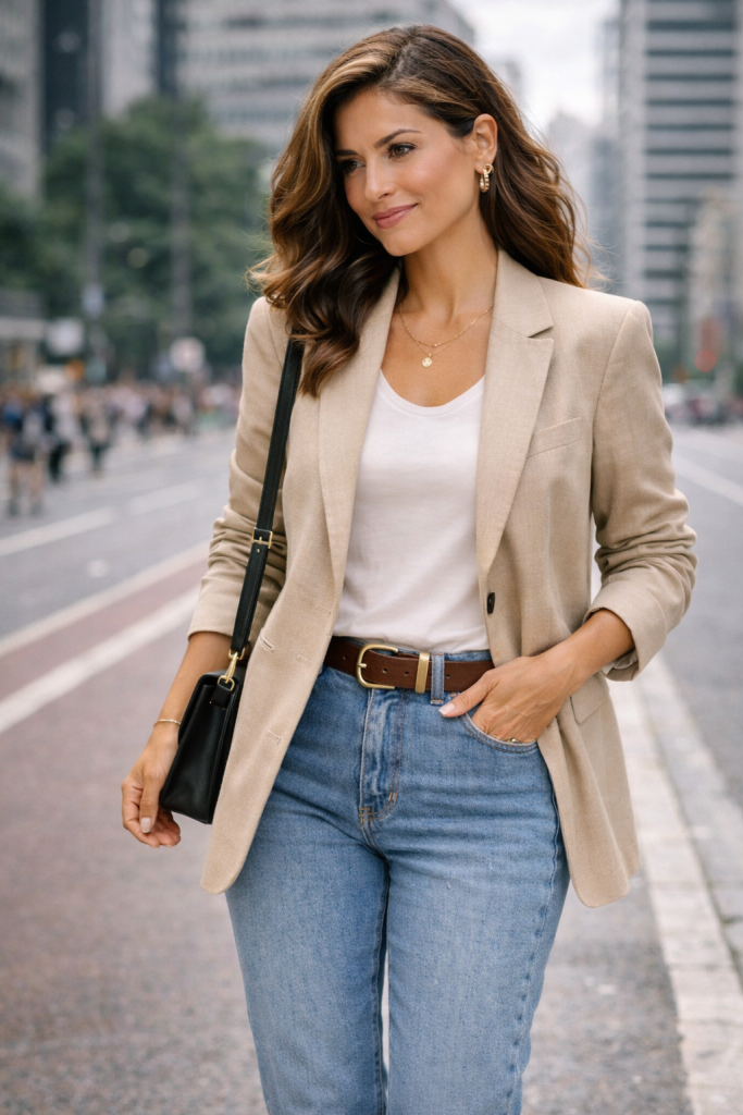 Descubra 7 peças básicas que transformam qualquer produção em looks elegantes femininos com o garimpo da Daz Roupaz.