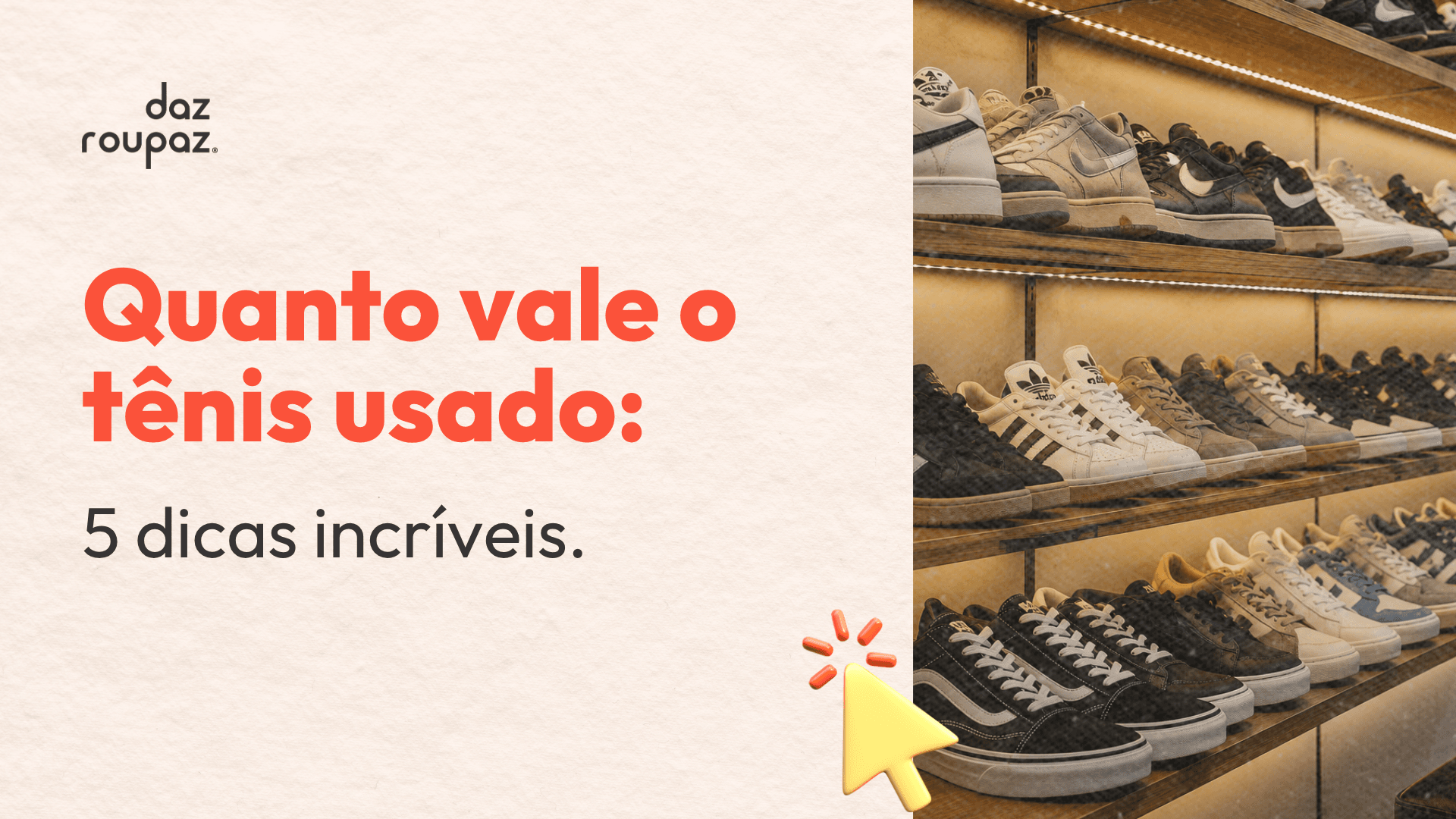 Avaliação detalhada para descobrir quanto vale o tênis usado em loja de moda circular em SP.