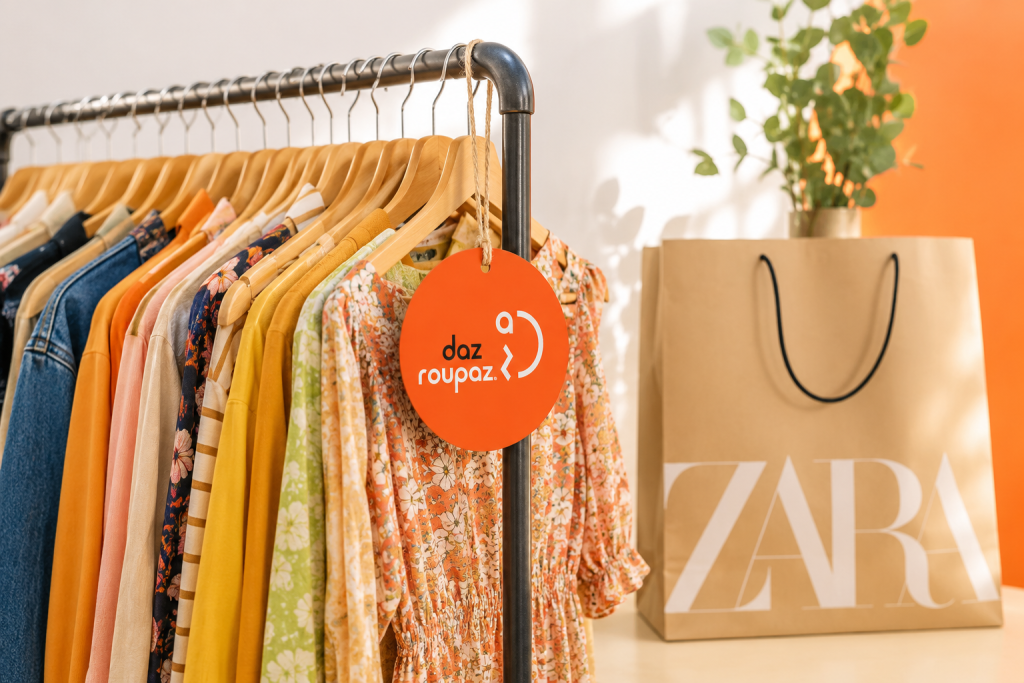 como usar crédito na Zara com o Vale Circular da Daz Roupaz