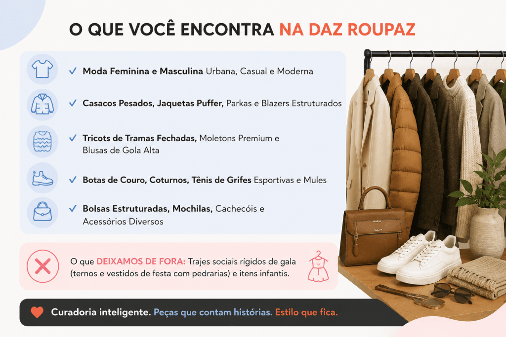O que você encontra na Daz Roupaz